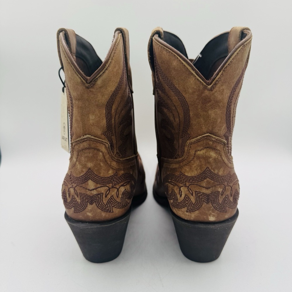 Ariat Chandler Boots Women's Size 10 Naturally Distressed Brown Leather - Picture 13 of 16